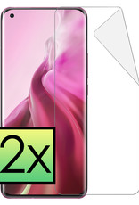 NoXx Xiaomi Mi 11 Screenprotector Bescherm Folie Screenprotector Folie Telefoon - 2x
