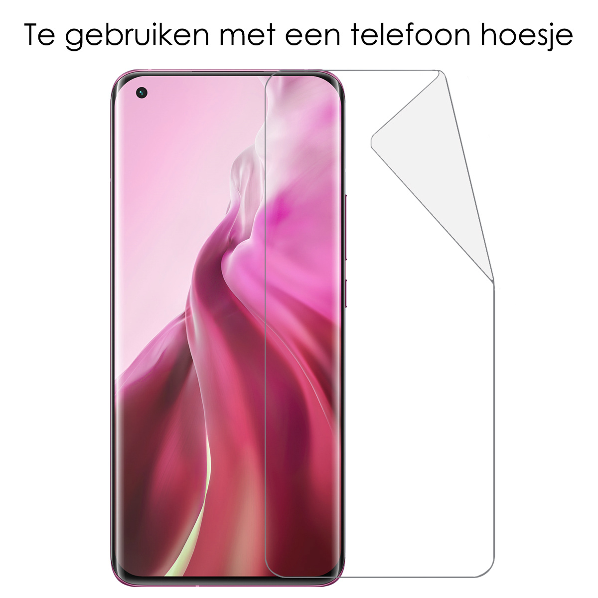 NoXx Screenprotector Folie Geschikt voor Xiaomi Mi 11 Screenprotector Bescherm Folie - Screenprotector Folie Geschikt voor Xiaomi Mi 11 Screenprotector Telefoon Folie - 3x