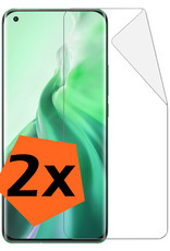 Nomfy Screenprotector Folie Geschikt voor Xiaomi Mi 11 Screenprotector Bescherm Folie Screen Protector Folie Telefoon - 2 PACK