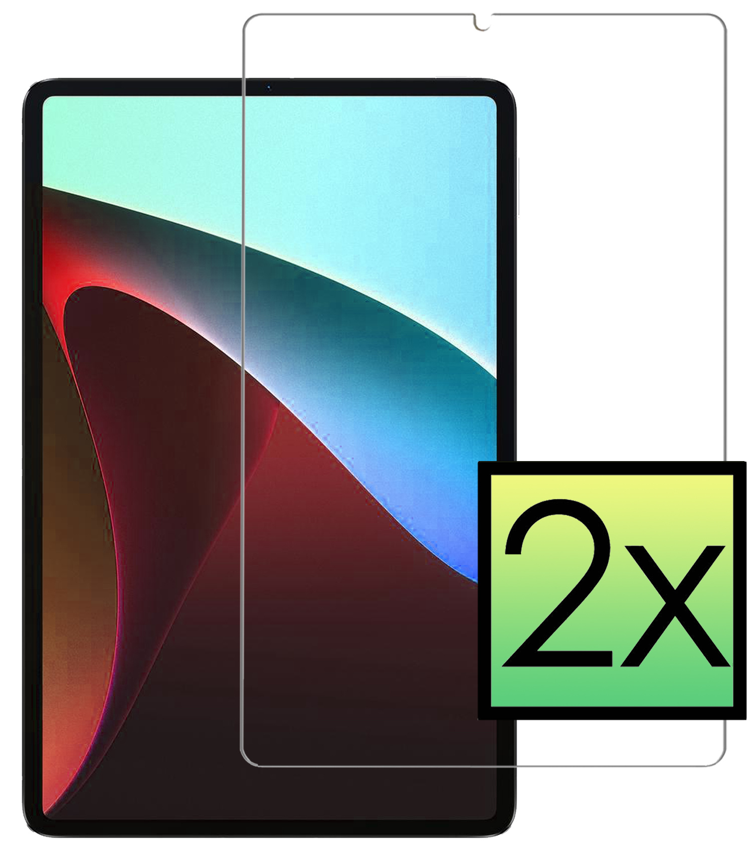 NoXx Screenprotector Geschikt voor Xiaomi Pad 5 Screenprotector Bescherm Glas Screen Protector - 2x