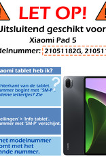 Nomfy Screenprotector Geschikt voor Xiaomi Pad 5 Screenprotector Bescherm Glas - Screen Protector Geschikt voor Xiaomi Mi Pad 5 Screenprotector Tempered Glass