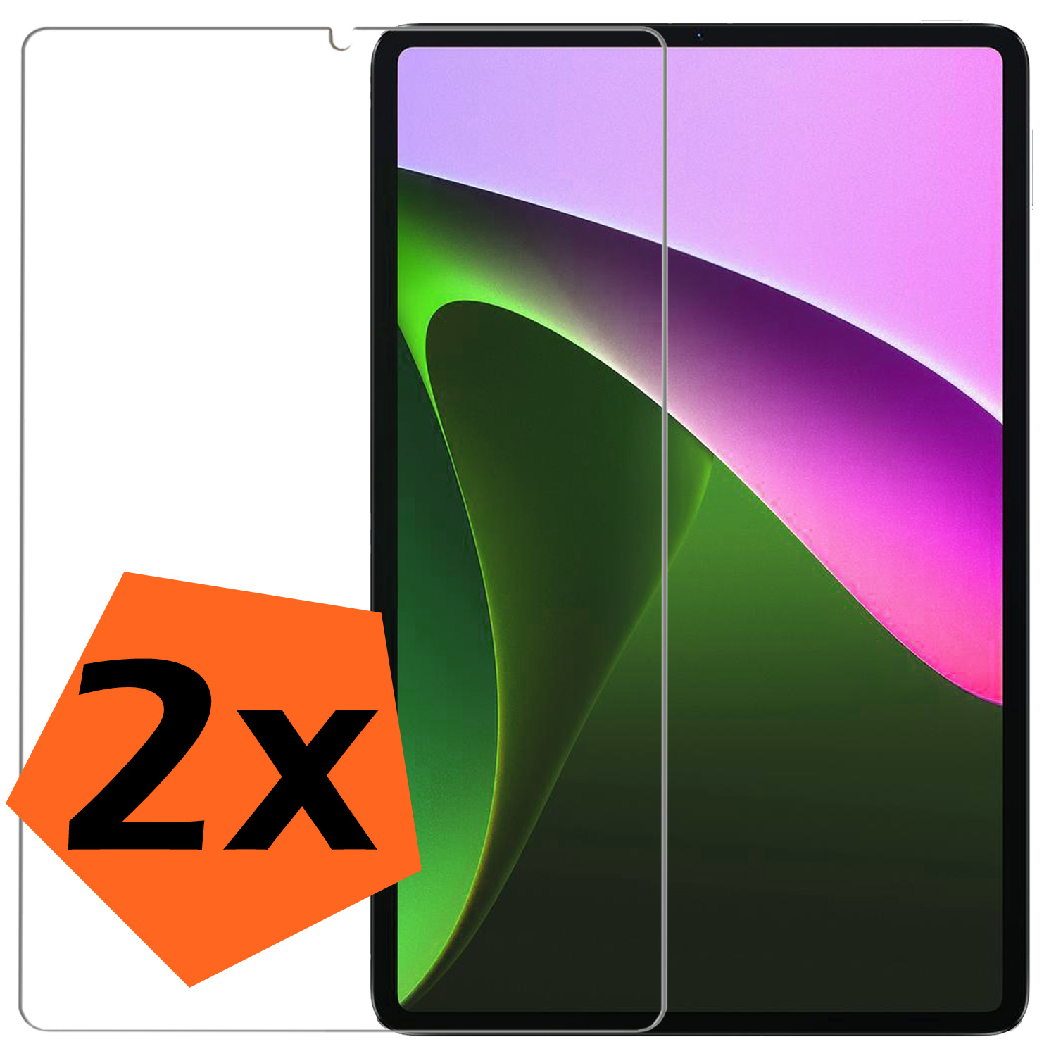Nomfy Screenprotector Geschikt voor Xiaomi Pad 5 Screenprotector Bescherm Glas - Screen Protector Geschikt voor Xiaomi Mi Pad 5 Screenprotector Tempered Glass - 2 PACK