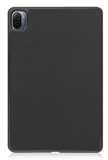 BASEY. Hoesje Geschikt voor Xiaomi Pad 5 Hoes Case Tablet Hoesje Tri-fold Met Screenprotector - Hoes Geschikt voor Xiaomi Mi Pad 5 Hoesje Hard Cover Bookcase Hoes - Zwart