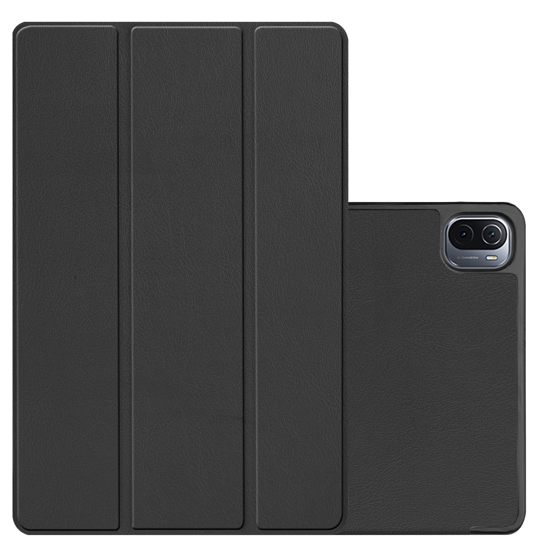 NoXx Hoesje Geschikt voor Xiaomi Pad 5 Hoesje Case Hard Cover Hoes Book Case - Zwart