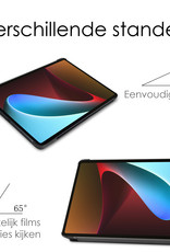 NoXx Hoesje Geschikt voor Xiaomi Pad 5 Hoesje Case Hard Cover Hoes Book Case - Zwart