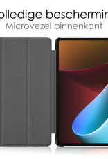 NoXx Xiaomi Pad 5 Hoesje Case Hard Cover Hoes Book Case - Zwart