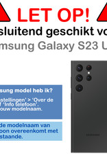 NoXx Samsung Galaxy S23 Ultra Camera Glas Screenprotector - Samsung Galaxy S23 Ultra Tempered Glass Camera Screenprotector - 3x