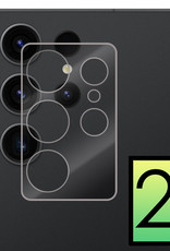 NoXx Screenprotector Geschikt voor Samsung S23 Ultra Camera Screenprotector Gehard Glas - Screenprotector Geschikt voor Samsung Galaxy S23 Ultra Screenprotector Camera Tempered Glass - 2x