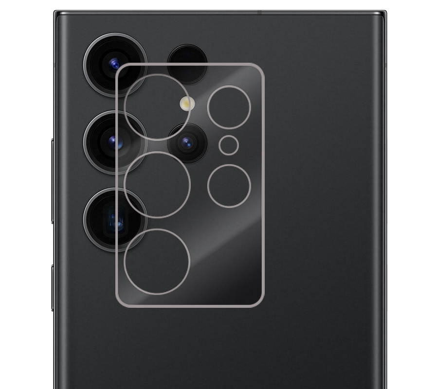 NoXx Screenprotector Geschikt voor Samsung S23 Ultra Camera Screenprotector Gehard Glas - Screenprotector Geschikt voor Samsung Galaxy S23 Ultra Screenprotector Camera Tempered Glass