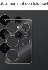 NoXx Screenprotector Geschikt voor Samsung S23 Ultra Camera Screenprotector Gehard Glas - Screenprotector Geschikt voor Samsung Galaxy S23 Ultra Screenprotector Camera Tempered Glass