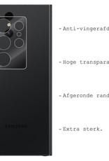 BASEY. Screenprotector Geschikt voor Samsung S23 Ultra Camera Screenprotector Tempered Glass Beschermglas Camera - Screenprotector Geschikt voor Samsung Galaxy S23 Ultra Camera Screen Protector - 3 Stuks