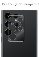 BASEY. Screenprotector Geschikt voor Samsung S23 Ultra Camera Screenprotector Tempered Glass Beschermglas Camera - Screenprotector Geschikt voor Samsung Galaxy S23 Ultra Camera Screen Protector - 3 Stuks