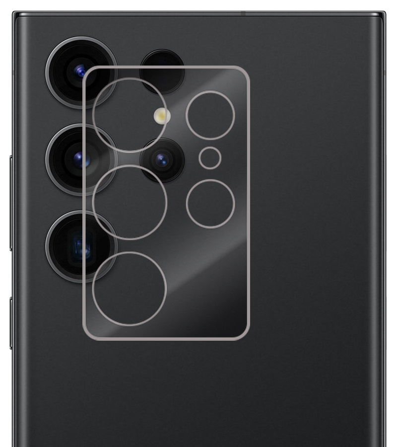 BASEY. Screenprotector Geschikt voor Samsung S23 Ultra Camera Screenprotector Tempered Glass Beschermglas Camera - Screenprotector Geschikt voor Samsung Galaxy S23 Ultra Camera Screen Protector