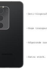 BASEY. Screenprotector Geschikt voor Samsung S23 Camera Screenprotector Tempered Glass Beschermglas Camera - Screenprotector Geschikt voor Samsung Galaxy S23 Camera Screen Protector - 3 Stuks