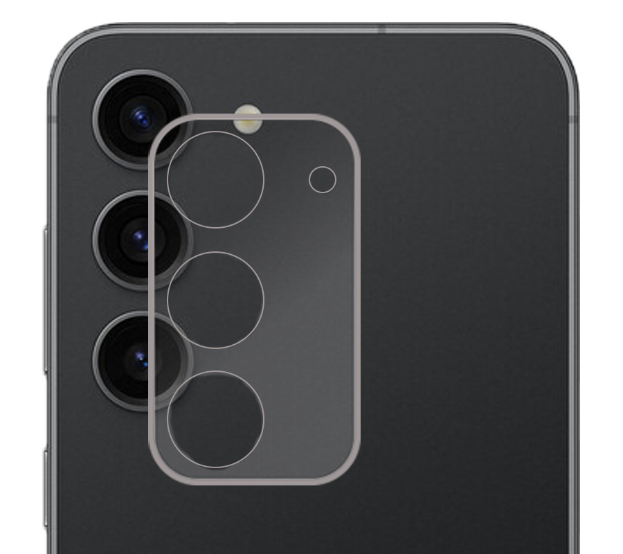 Nomfy Screenprotector Geschikt voor Samsung S23 Camera Screen Protector Beschermglas - Screenprotector Geschikt voor Samsung Galaxy S23 Camera Screenprotector Tempered Glass
