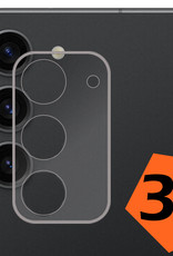 Nomfy Screenprotector Geschikt voor Samsung S23 Camera Screen Protector Beschermglas - Screenprotector Geschikt voor Samsung Galaxy S23 Camera Screenprotector Tempered Glass - 3 PACK