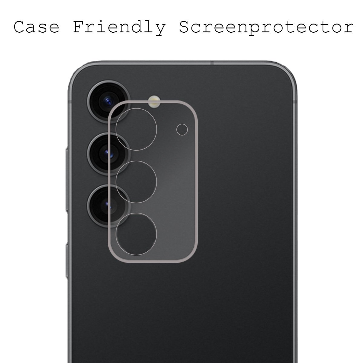 BASEY. Screenprotector Geschikt voor Samsung S23 Plus Camera Screenprotector Tempered Glass Beschermglas Camera - Screenprotector Geschikt voor Samsung Galaxy S23 Plus Camera Screen Protector - 2 Stuks
