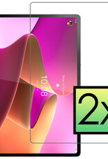 NoXx Screenprotector Geschikt voor Lenovo Tab P12 Pro Screenprotector Bescherm Glas Screen Protector - 2x