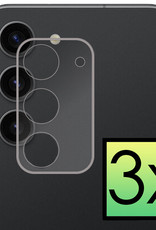 NoXx Screenprotector Geschikt voor Samsung S23 Plus Camera Screenprotector Gehard Glas - Screenprotector Geschikt voor Samsung Galaxy S23 Plus Screenprotector Camera Tempered Glass - 3x