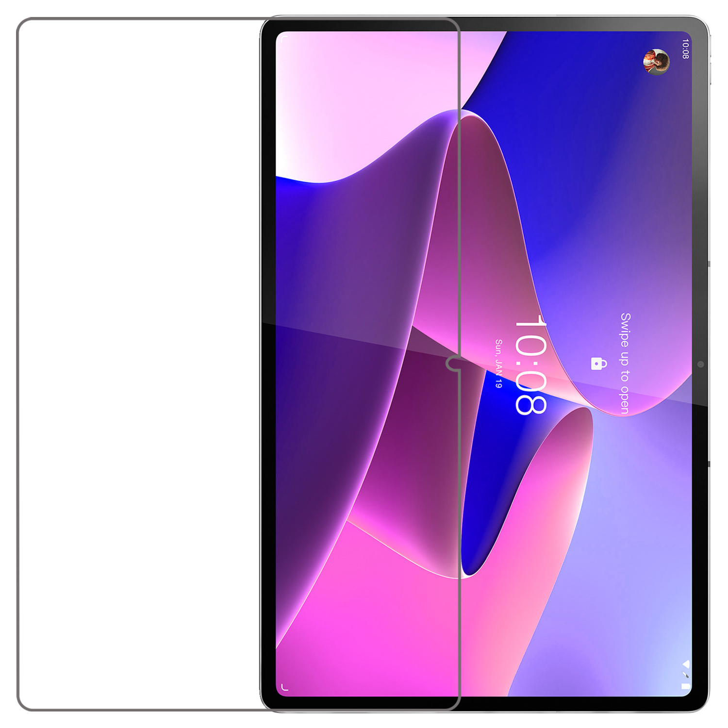 Nomfy Screenprotector Geschikt voor Lenovo Tab P12 Pro Screenprotector Bescherm Glas - Screen Protector Geschikt voor Lenovo Tab P12 Pro Screenprotector Tempered Glass