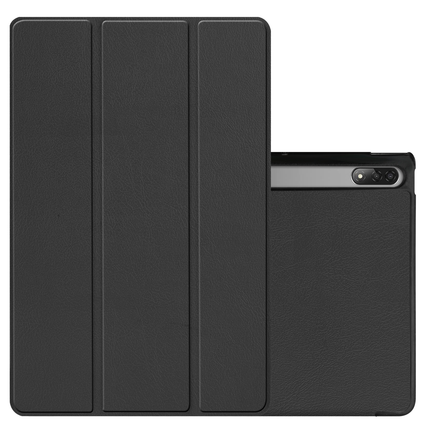 NoXx Hoesje Geschikt voor Lenovo Tab P12 Pro Hoesje Case Hard Cover Hoes Book Case - Zwart