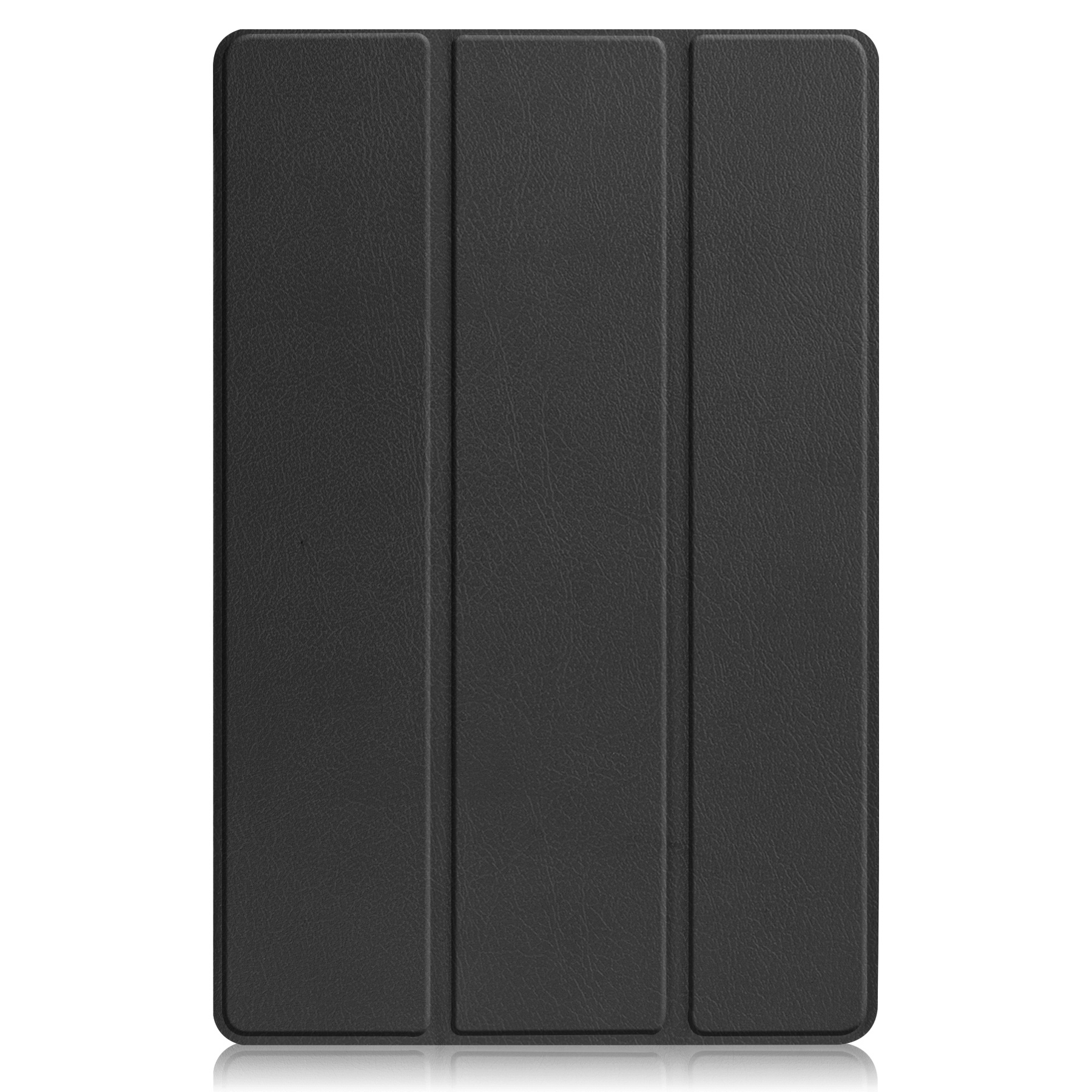 Nomfy Hoes Geschikt voor Lenovo Tab P12 Pro Hoes Tri-fold Tablet Hoesje Case - Hoesje Geschikt voor Lenovo Tab P12 Pro Hoesje Hardcover Bookcase - Zwart
