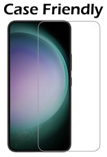 Nomfy Screenprotector Geschikt voor Samsung S23 Screenprotector Bescherm Glas - Screenprotector Geschikt voor Samsung Galaxy S23 Screen Protector Tempered Glass Volledig - 3 PACK
