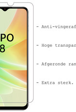 BASEY. Screenprotector Geschikt voor OPPO A78 5G Screenprotector Tempered Glass - Screenprotector Geschikt voor OPPO A78 Beschermglas Screen Protector Glas - 3 Stuks