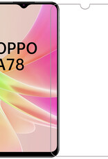 Nomfy Screenprotector Geschikt voor OPPO A78 5G Screenprotector Bescherm Glas Tempered Glass - Screenprotector Geschikt voor OPPO A78 Screen Protector