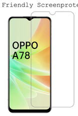 BASEY. Screenprotector Geschikt voor OPPO A78 5G Screenprotector Beschermglas Full Cover - Screenprotector Geschikt voor OPPO A78 Screen Protector Full Cover - 3 Stuks