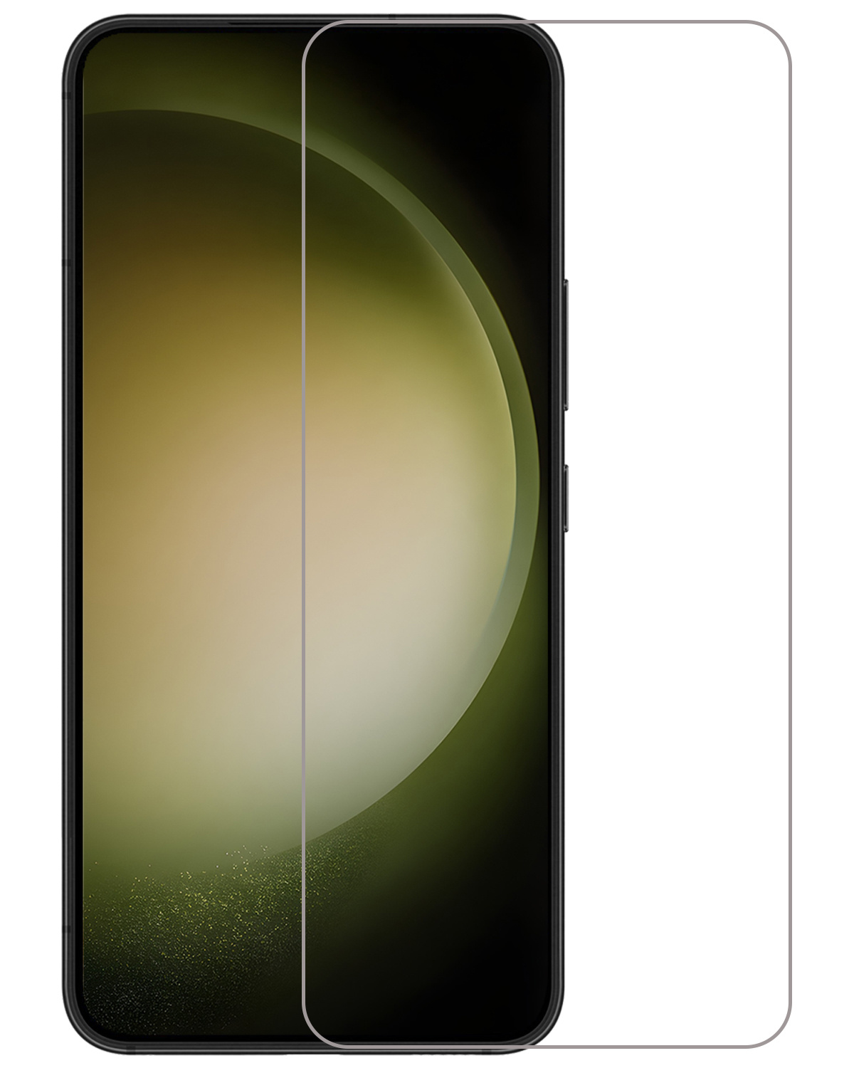 BASEY. Screenprotector Geschikt voor Samsung S23 Screenprotector Tempered Glass Beschermglas Dichte Notch - Screenprotector Geschikt voor Samsung Galaxy S23 Screen Protector