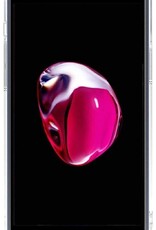 NoXx Hoes Geschikt voor iPhone 7 Hoesje Siliconen Cover Shock Proof Back Case Shockproof Hoes - Zilver - 2x