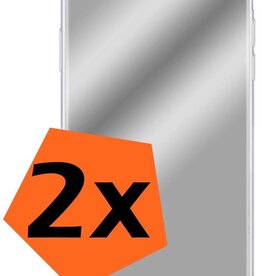 2 PACK - Nomfy iPhone 7 Spiegel hoesje - Zilver