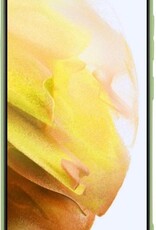 NoXx Hoes Geschikt voor Samsung S21 Hoesje Cover Siliconen Back Case Hoes - Groen