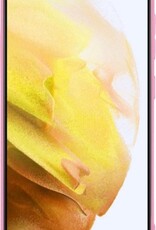 NoXx Hoes Geschikt voor Samsung S21 Hoesje Cover Siliconen Back Case Hoes - Roze