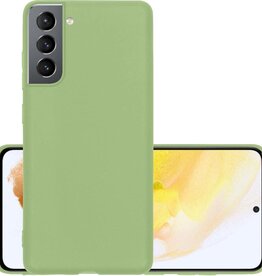 NoXx NoXx Samsung Galaxy S21 Plus hoesje siliconen - Groen