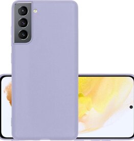 NoXx NoXx Samsung Galaxy S21 Plus hoesje siliconen - Lila