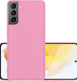 NoXx NoXx Samsung Galaxy S21 Plus hoesje siliconen - Roze