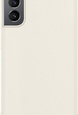 Nomfy Hoesje Geschikt voor Samsung S21 Plus Hoesje Siliconen Cover Case - Hoes Geschikt voor Samsung Galaxy S21 Plus Hoes Back Case - Wit