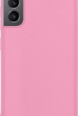 Nomfy Hoesje Geschikt voor Samsung S21 Plus Hoesje Siliconen Cover Case - Hoes Geschikt voor Samsung Galaxy S21 Plus Hoes Back Case - Roze