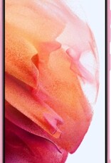 Nomfy Hoesje Geschikt voor Samsung S21 Plus Hoesje Siliconen Cover Case - Hoes Geschikt voor Samsung Galaxy S21 Plus Hoes Back Case - Roze