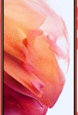Nomfy Hoesje Geschikt voor Samsung S21 Plus Hoesje Siliconen Cover Case - Hoes Geschikt voor Samsung Galaxy S21 Plus Hoes Back Case - 2-PACK - Rood