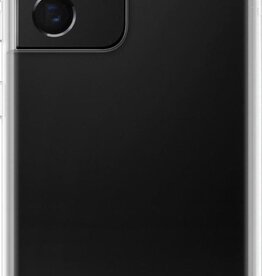 Nomfy Samsung Galaxy S21 Ultra hoesje siliconen - Transparant