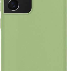 Nomfy Samsung Galaxy S21 Ultra hoesje siliconen - Groen