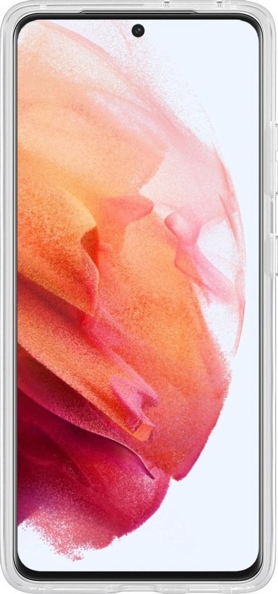 Nomfy Hoesje Geschikt voor Samsung S21 Ultra Hoesje Siliconen Cover Case - Hoes Geschikt voor Samsung Galaxy S21 Ultra Hoes Back Case - 2-PACK - Transparant