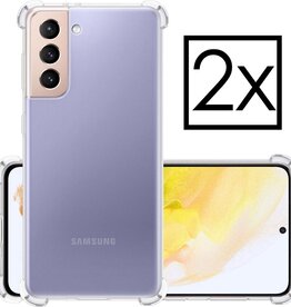 NoXx NoXx Samsung Galaxy S21 hoesje shock proof - 2 PACK