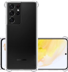 NoXx NoXx Samsung Galaxy S21 Ultra hoesje shock proof - 2 PACK