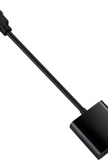 NoXx HDMI naar VGA Converter Kabel - HDMI naar VGA Adapter Kabel - Zwart
