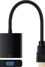 NoXx HDMI naar VGA Converter Kabel - HDMI naar VGA Adapter Kabel - Zwart