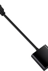 Nomfy HDMI naar VGA Adapter Kabel - HDMI Adapter - HDMI naar VGA Kabel Converter - HDMI VGA Adapter 1080p Kwaliteit - Kabellengte 16cm - Zwart